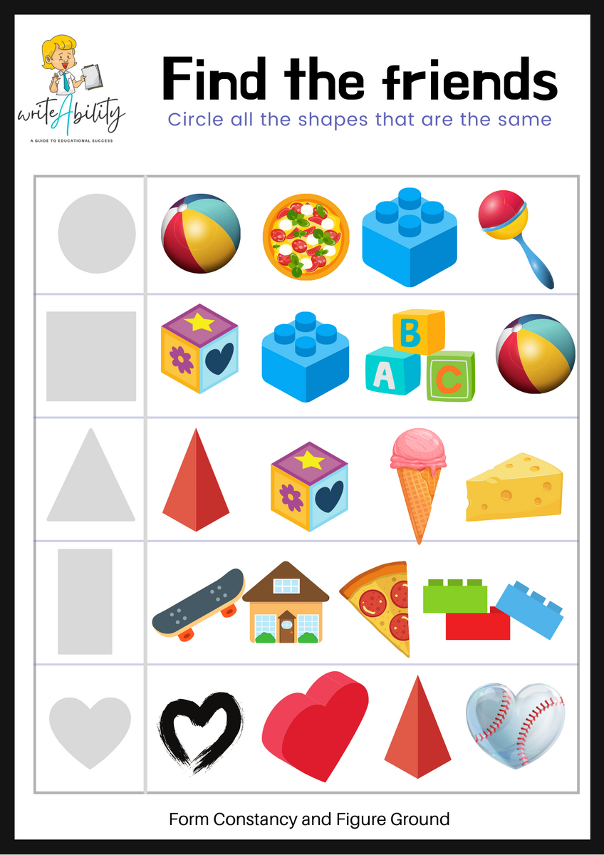 10 Activities To Develop Visual Form Constancy WriteAbility 10 Activities To Develop Visual Form Constancy WriteAbility