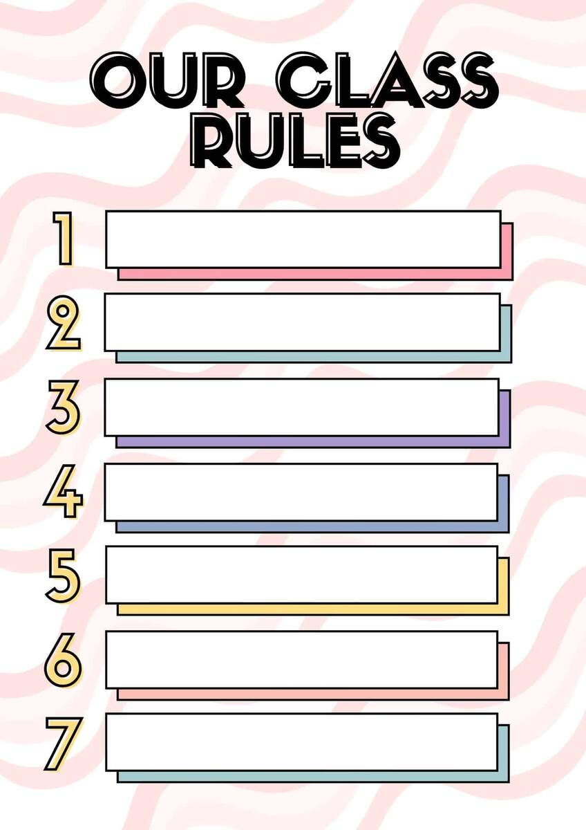 10 Free Classroom Rules Charts Printable Customizable Teach Prints 10 Free Classroom Rules Charts Printable Customizable Teach Prints