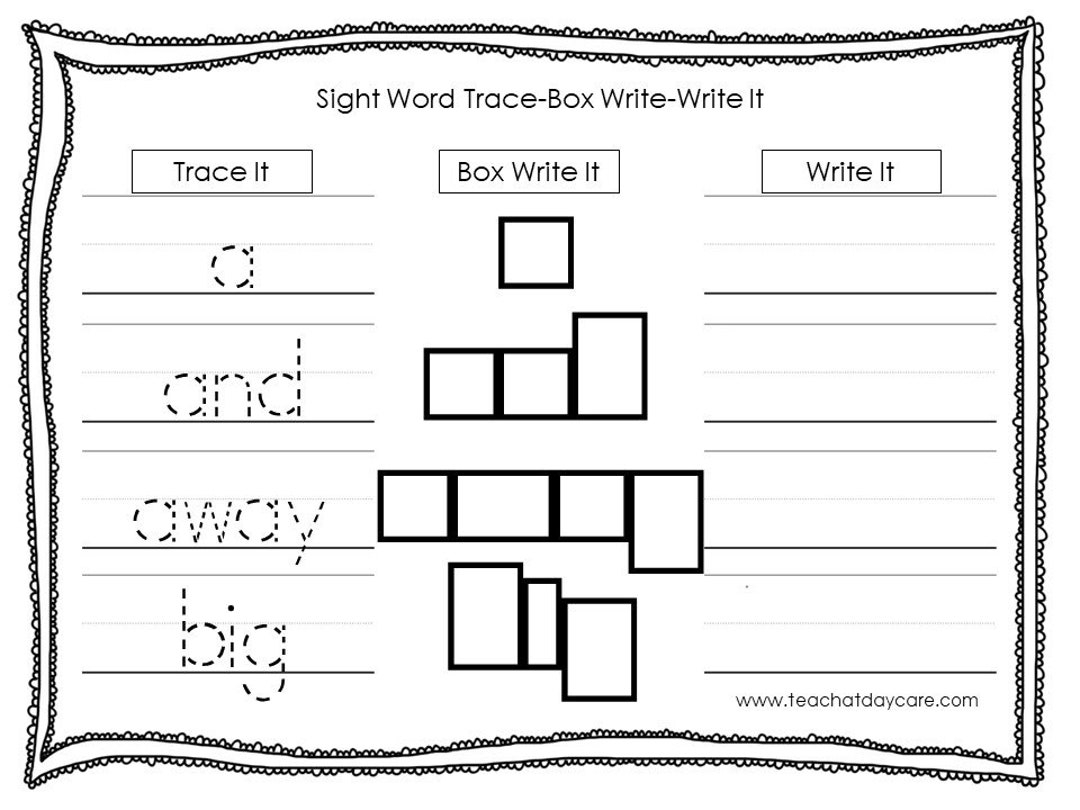 10 Printable Dolch Pre Primer Sight Words Trace It Box Write It Write It Worksheets Preschool Prek Handwriting And Spelling Activity Etsy Israel 10 Printable Dolch Pre Primer Sight Words Trace It Box Write It Write It Worksheets Preschool Prek Handwriting And Spelling Activity Etsy Israel