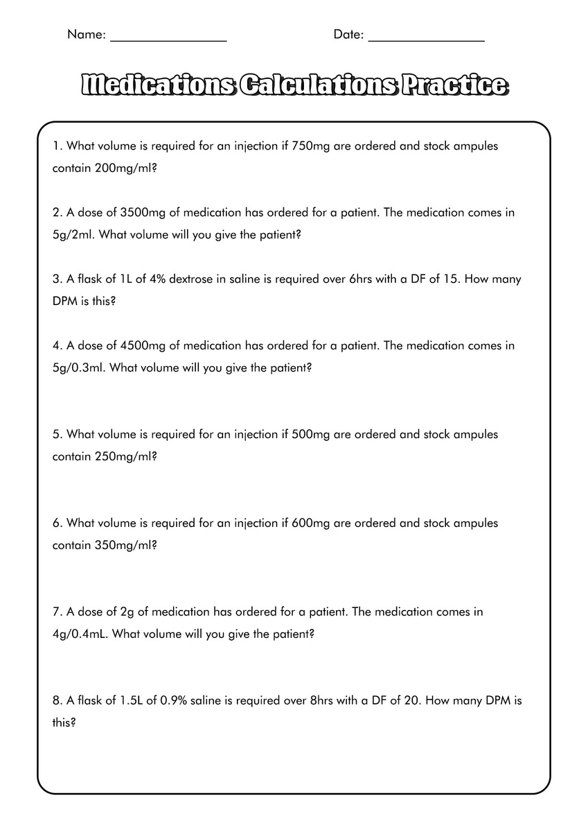 11 Med Math Worksheets Free PDF At Worksheeto Worksheets Library 11 Med Math Worksheets Free PDF At Worksheeto Worksheets Library