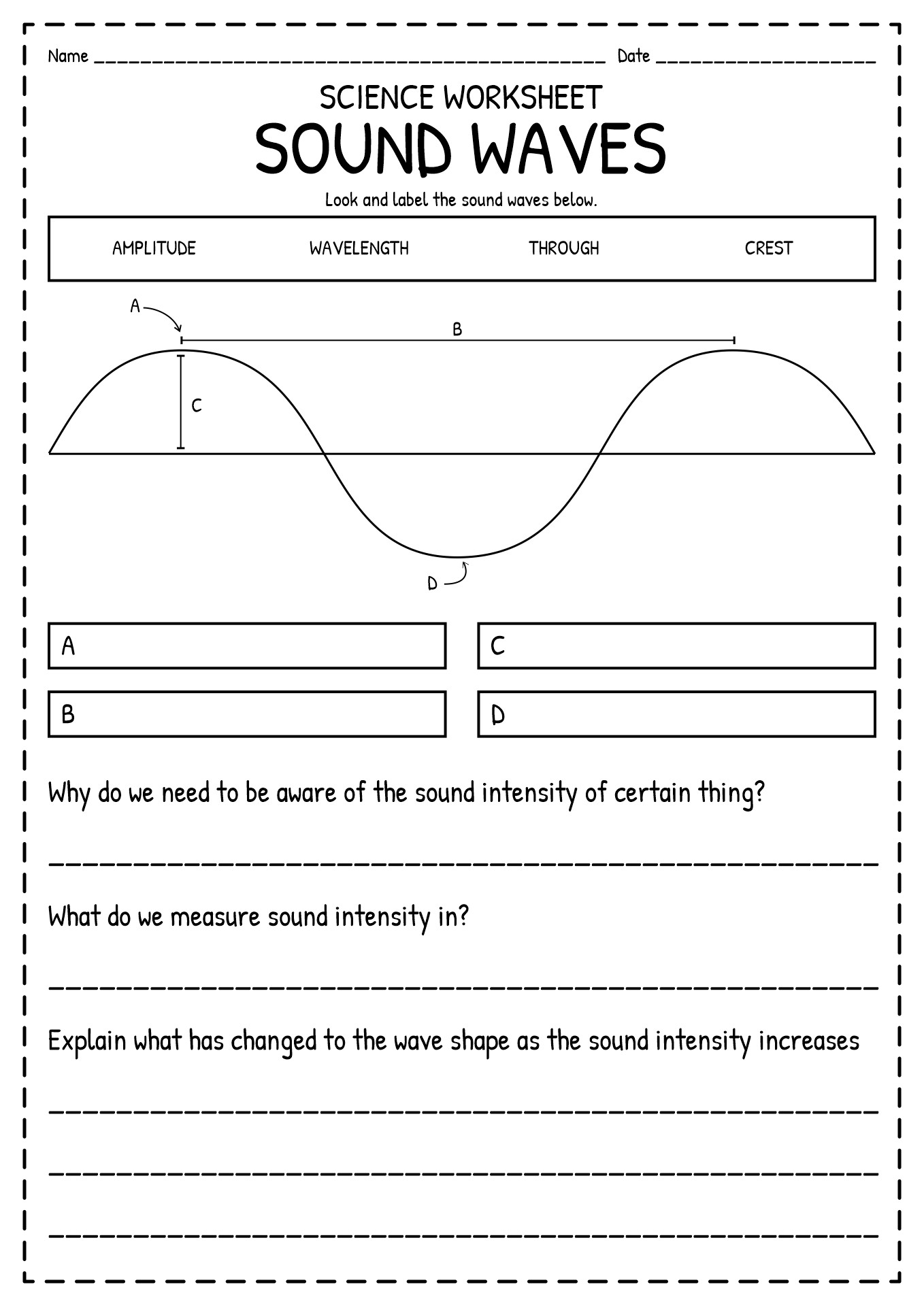13 Science Worksheets Light And Sound Free PDF At Worksheeto 13 Science Worksheets Light And Sound Free PDF At Worksheeto