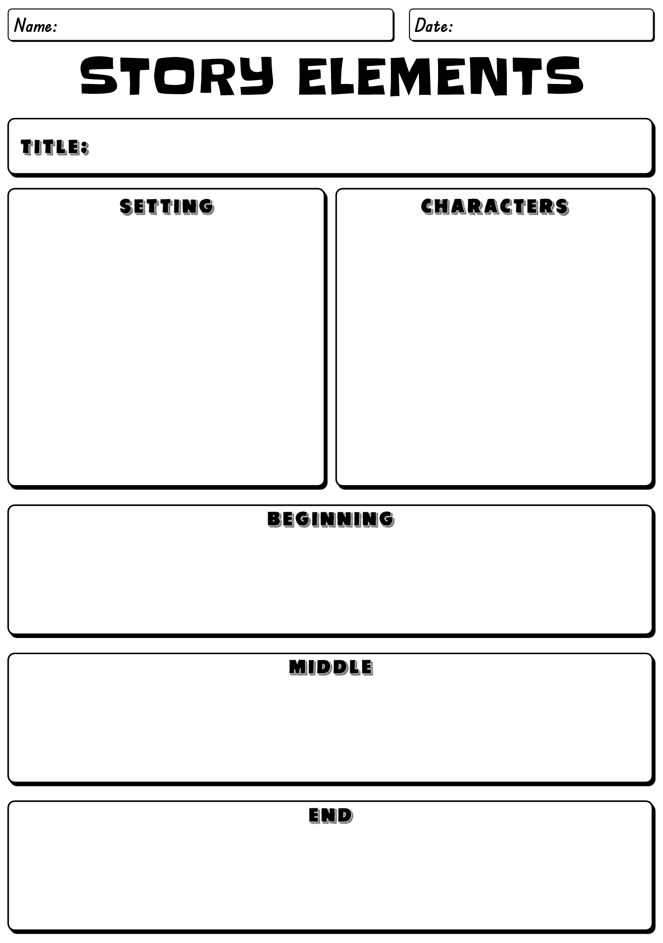 14 Short Story Elements Worksheet Free PDF At Worksheeto