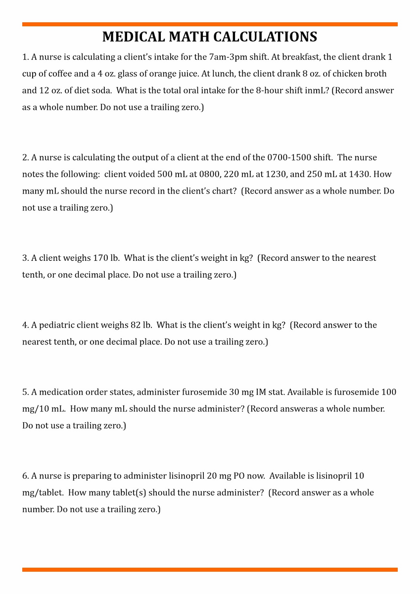 15 Printable Nursing Worksheets Free PDF At Worksheeto 15 Printable Nursing Worksheets Free PDF At Worksheeto