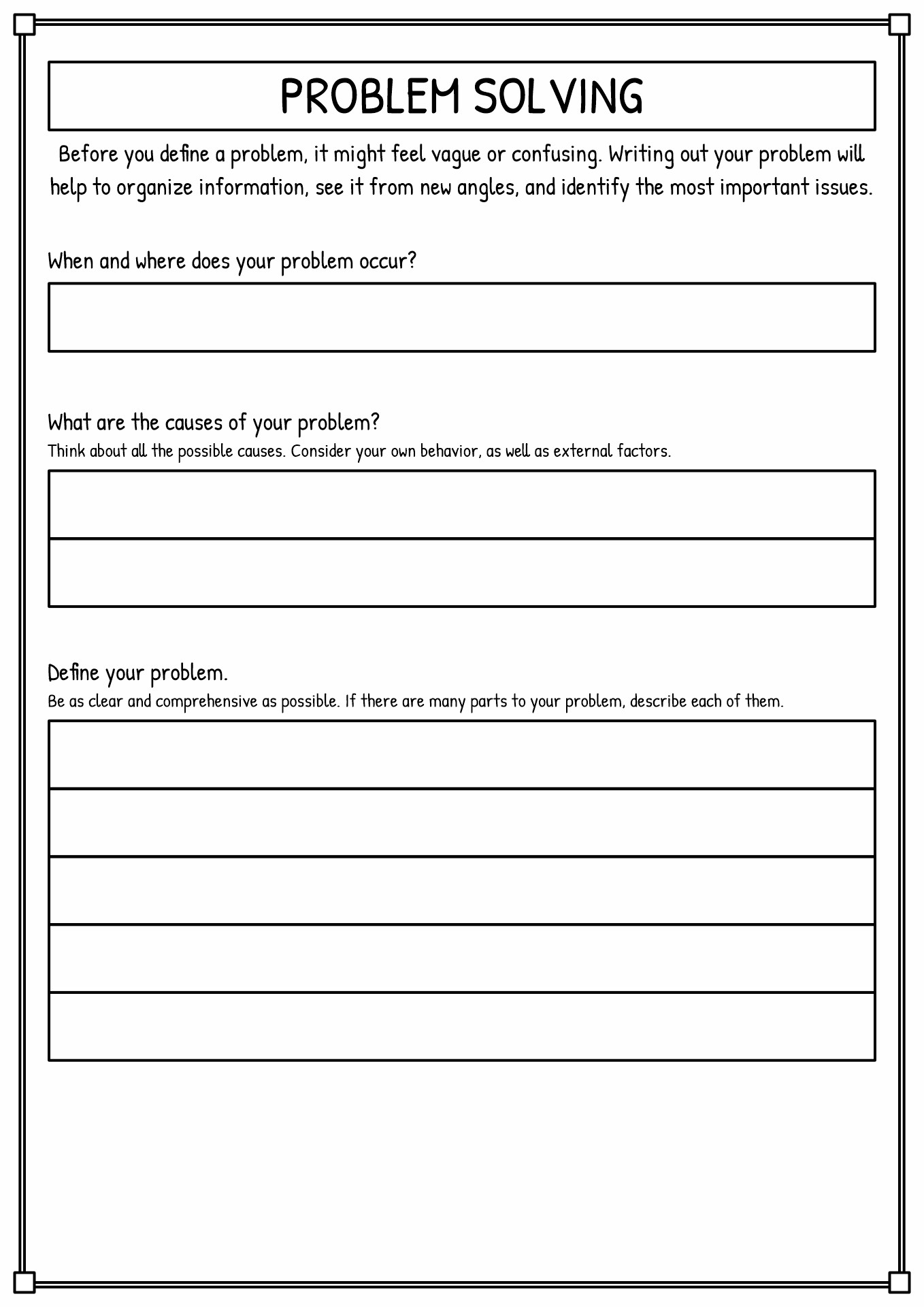 17 CBT Coping Skills Worksheets Free PDF At Worksheeto 17 CBT Coping Skills Worksheets Free PDF At Worksheeto