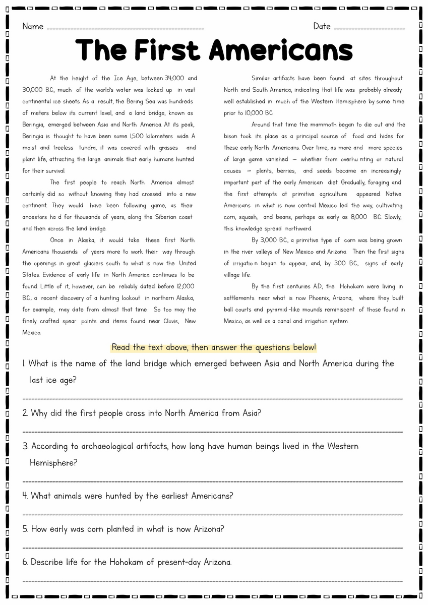 17 U S History Worksheets Free PDF At Worksheeto