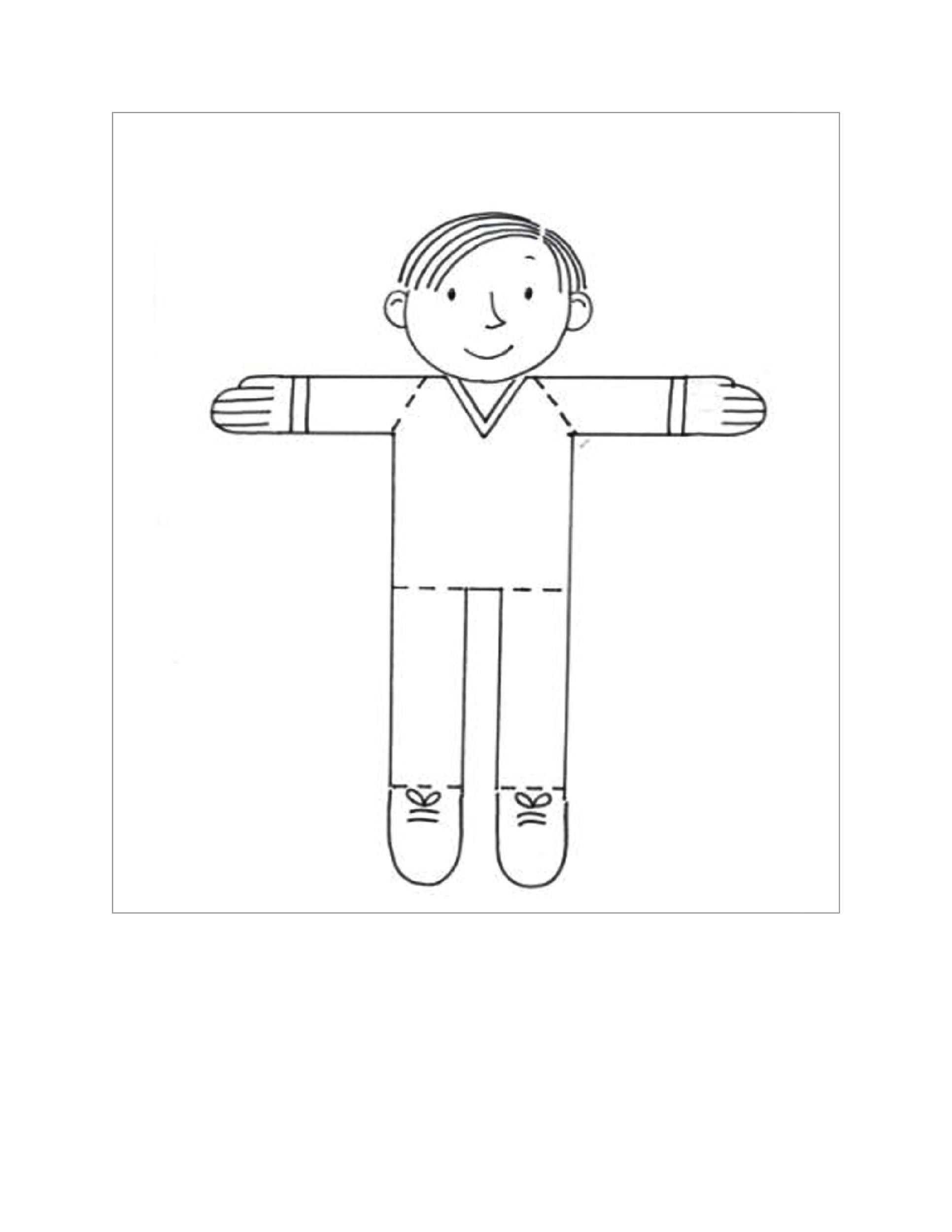 37 Flat Stanley Templates Letter Examples TemplateLab Free Printable Flat Stanley Templates PDF Letter Girl Boy