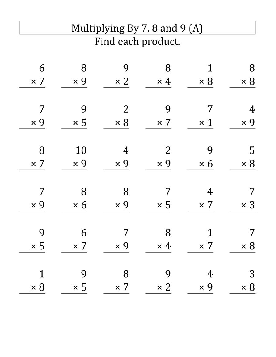 3rd Grade Multiplication Worksheets Best Coloring Pages For Kids Multiplication Drill Sheets 3rd Grade