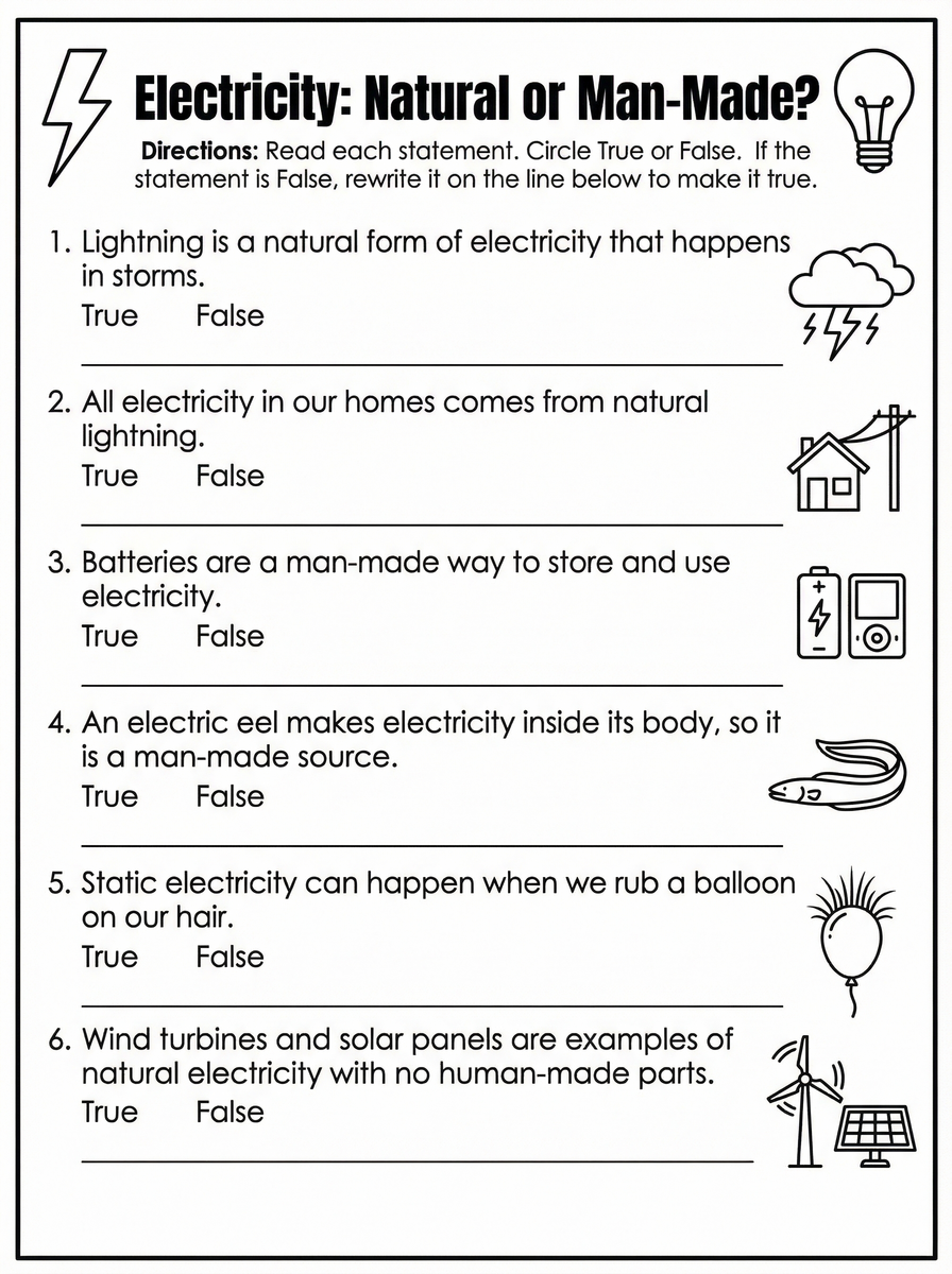 4th Grade Science Worksheets Free Printable Tappity