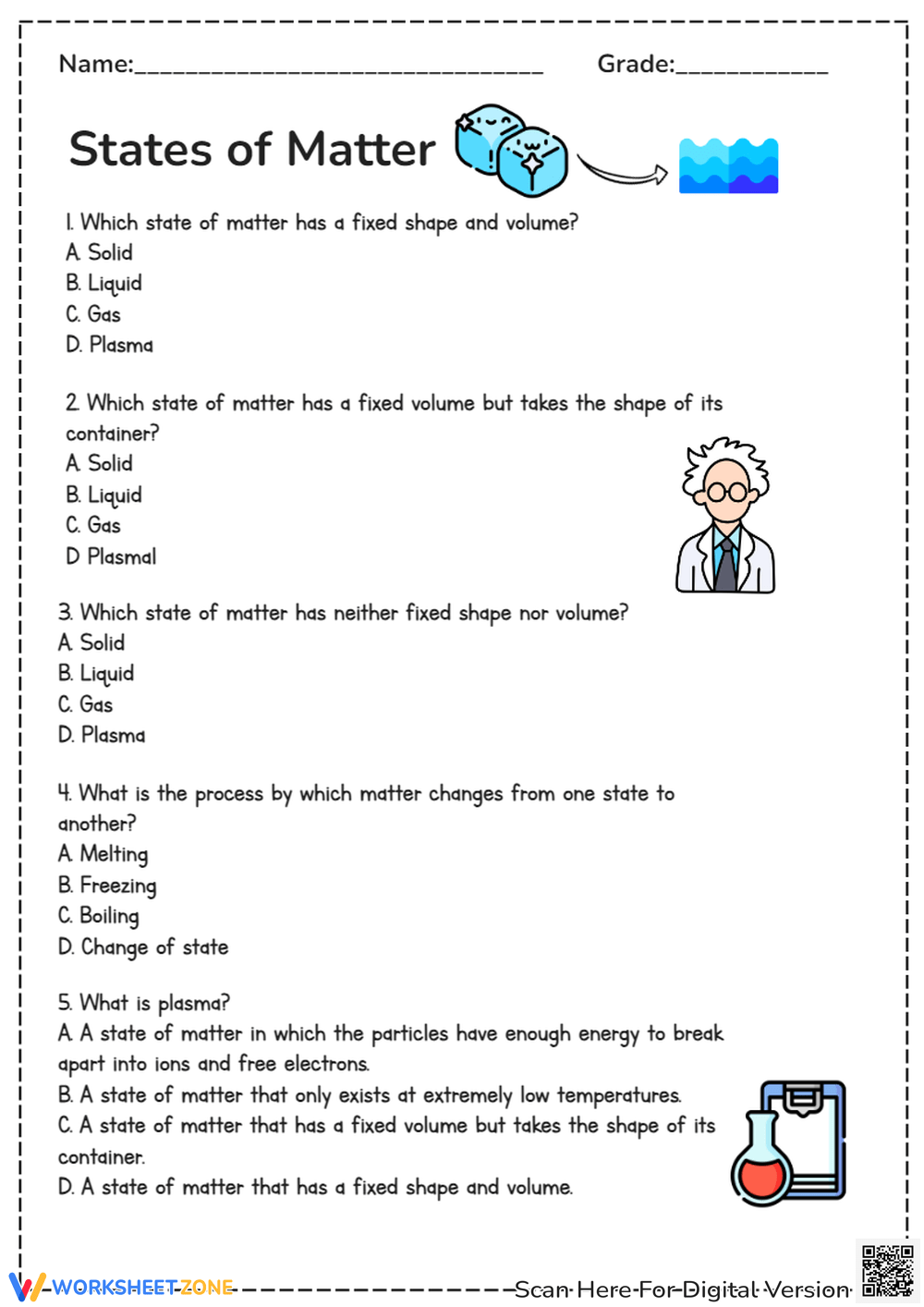 6th Grade Science Multiple Choices Worksheets Printable 10 6 Grade Science Worksheets Free PDF At Worksheeto Worksheets Library
