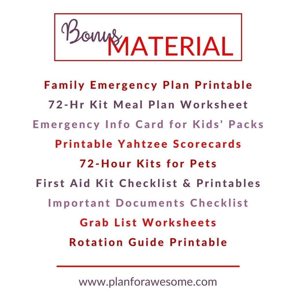 72 Hour Kits For Families Video Course Plan For Awesome Icebreaker Activities For Groups First Aid For Free