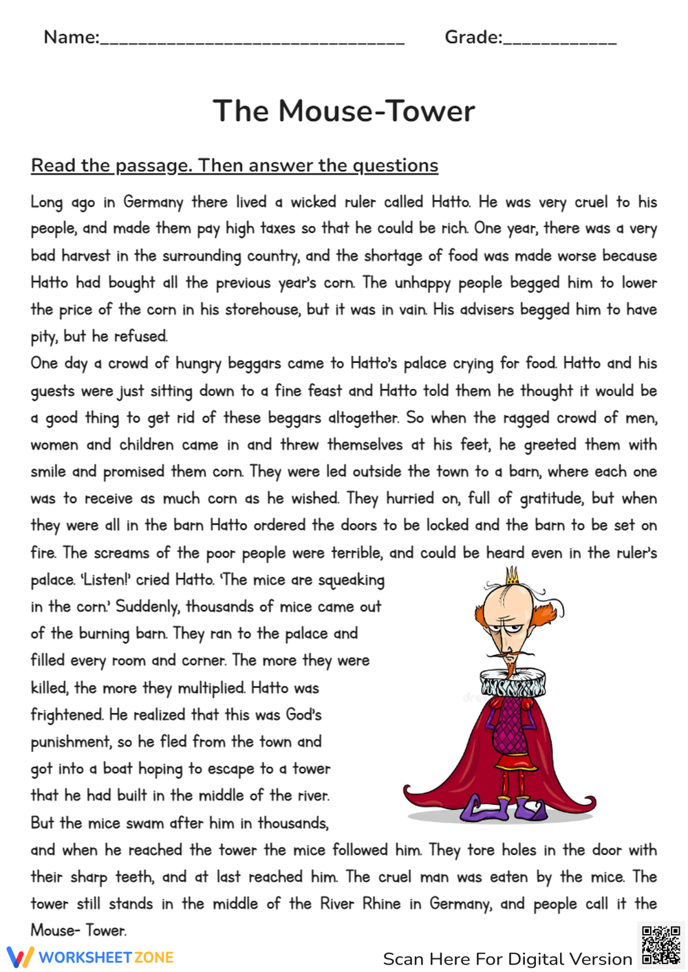 7th Grade Short Story With Questions Worksheets Printable 7th Grade Short Story With Questions Worksheets Printable