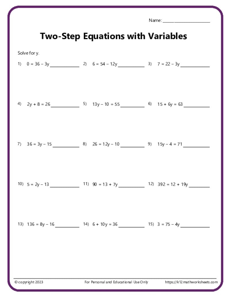 Algebra Worksheets K12 Math Worksheets Algebra Worksheets K12 Math Worksheets