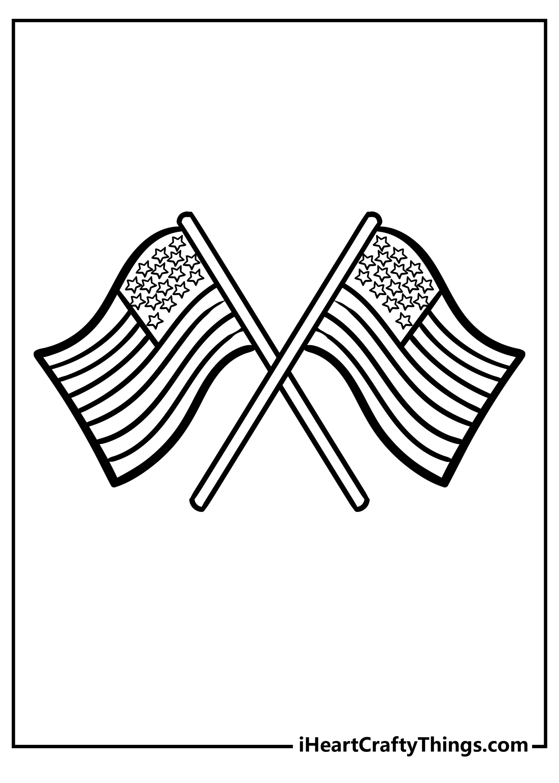 American Flag Coloring Pages 100 Free Printables