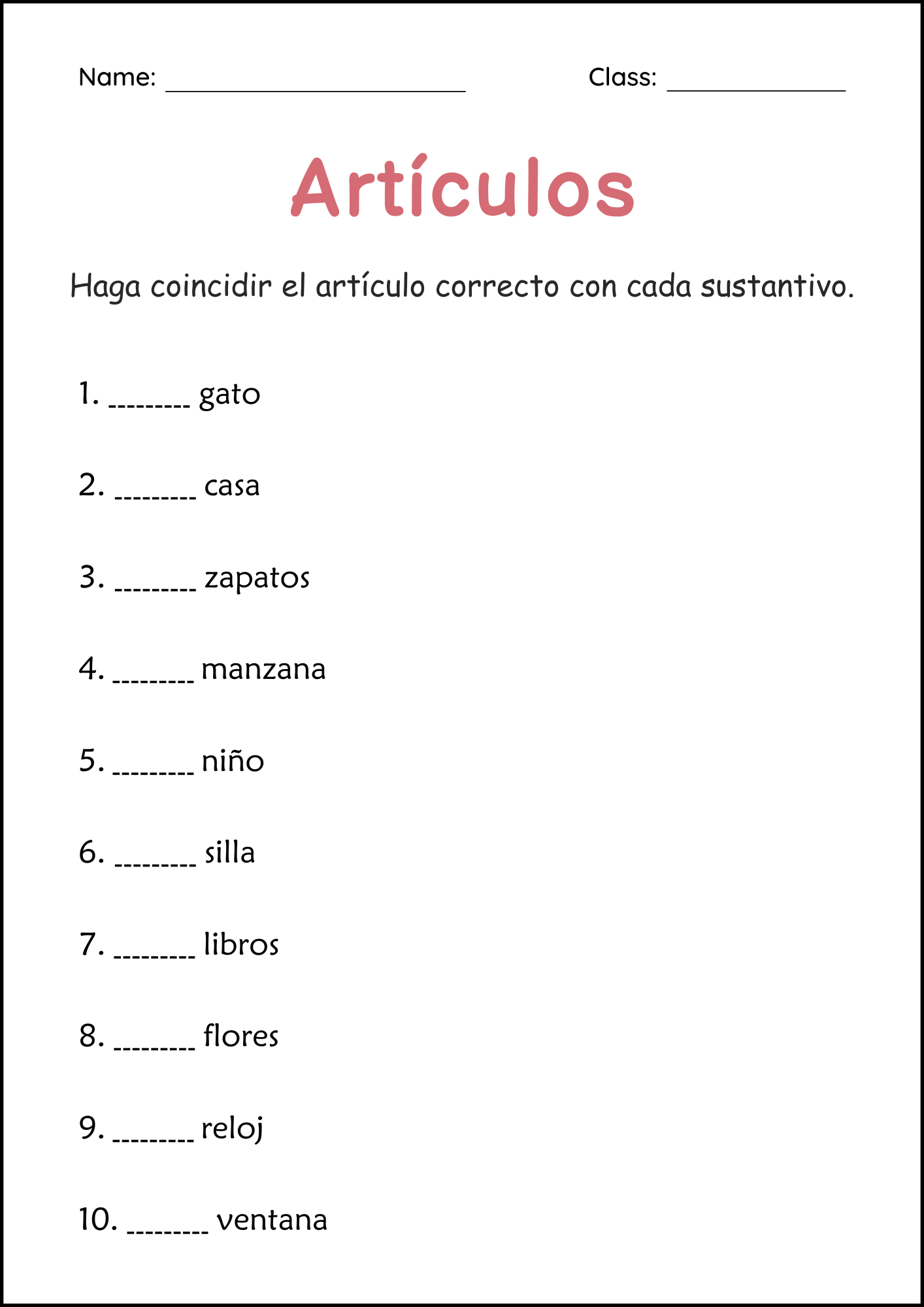 Art Culos Definite And Indefinite Articles El La Los Las In Spanish Teaching Resources Art Culos Definite And Indefinite Articles El La Los Las In Spanish Teaching Resources