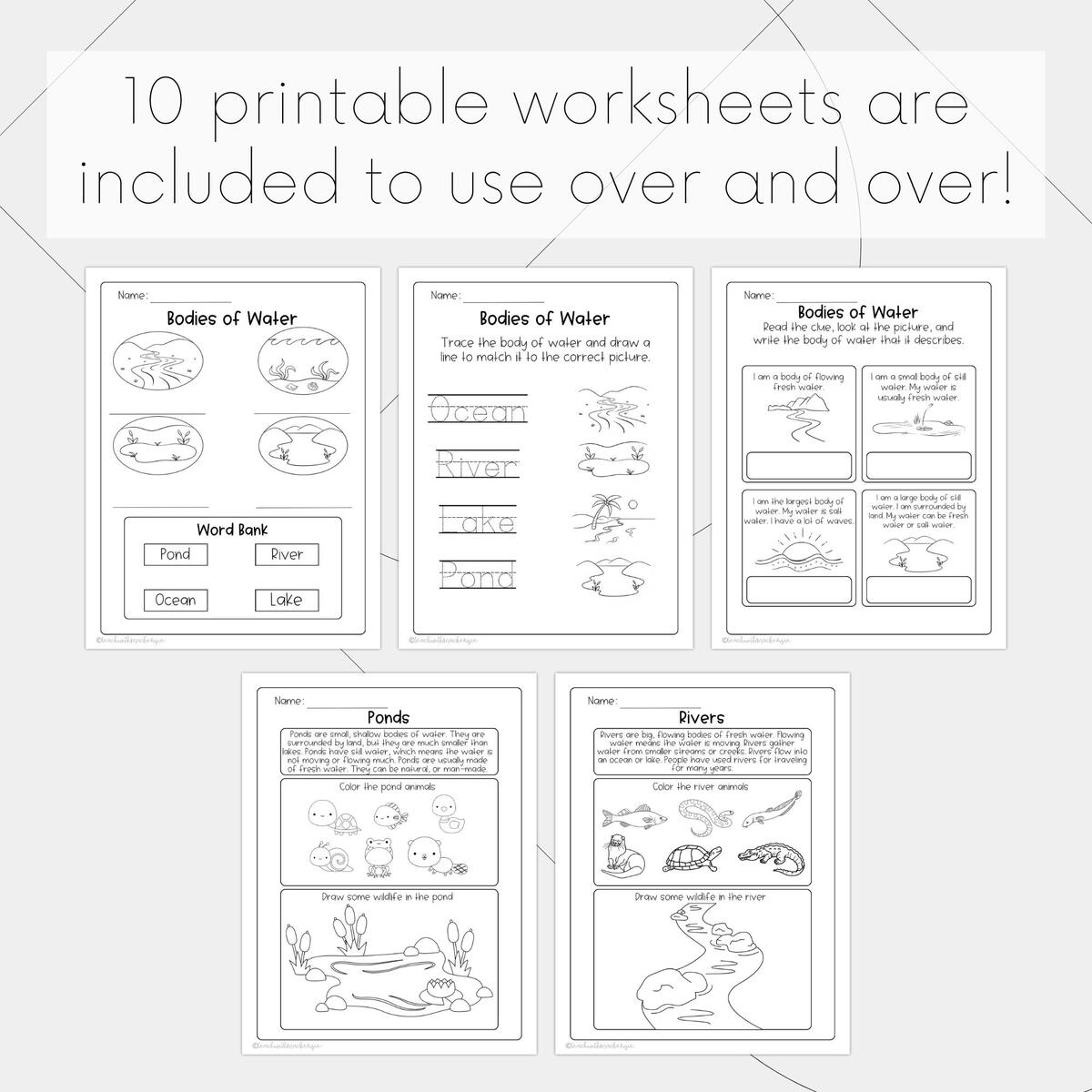 Bodies Of Water Worksheets For First Grade Printable Bodies Of Water Worksheet Kindergarten Second Grade Worksheet Homeschool Worksheet Etsy Bodies Of Water Worksheets For First Grade Printable Bodies Of Water Worksheet Kindergarten Second Grade Worksheet Homeschool Worksheet Etsy