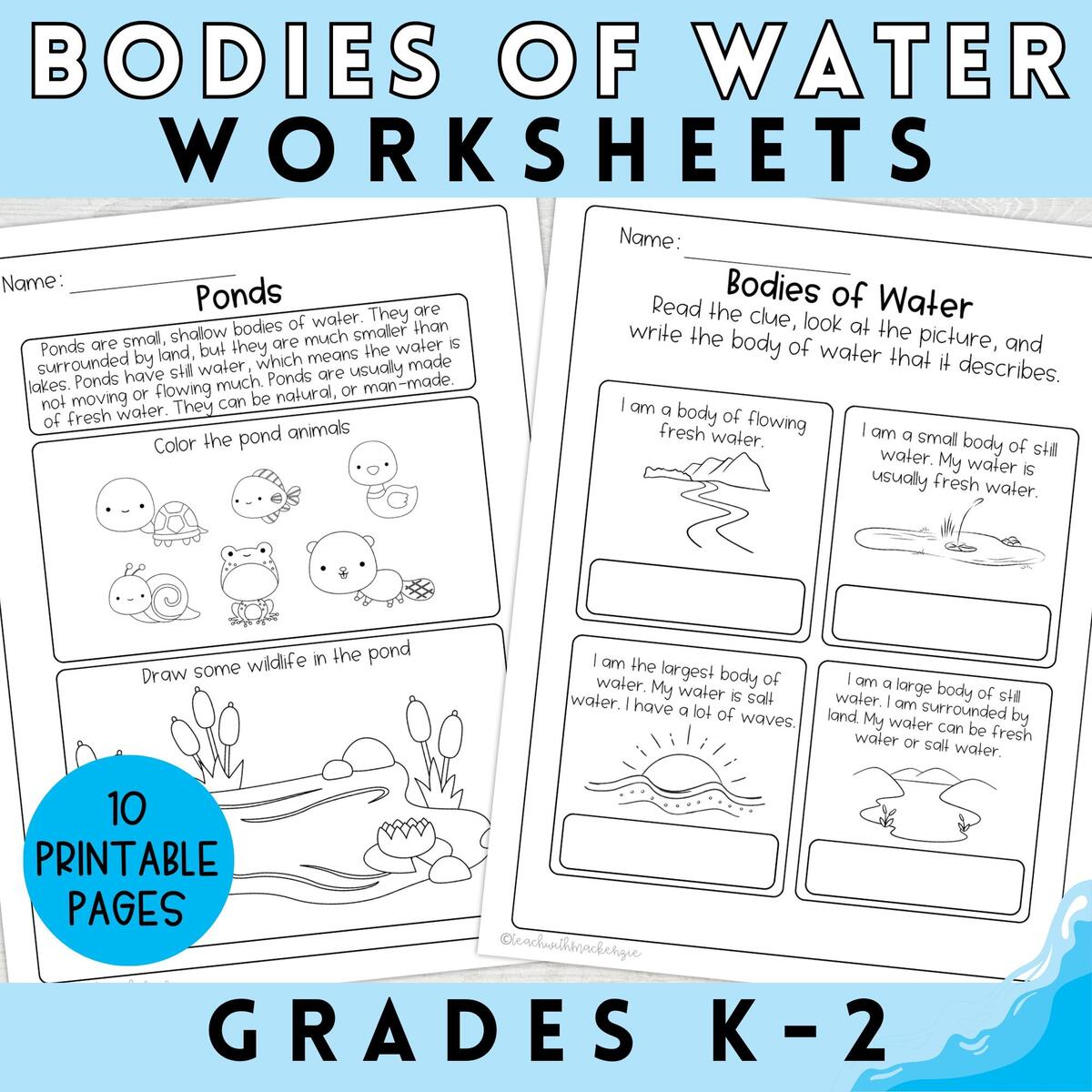 Bodies Of Water Worksheets For First Grade Printable Bodies Of Water Worksheet Kindergarten Second Grade Worksheet Homeschool Worksheet Etsy Leviticus 16 Day Of Atonement Goat Story Bible Coloring Page PDF For Bible Lesson Bible Activity Feast Day Kids Appointed Time Worksheet Etsy
