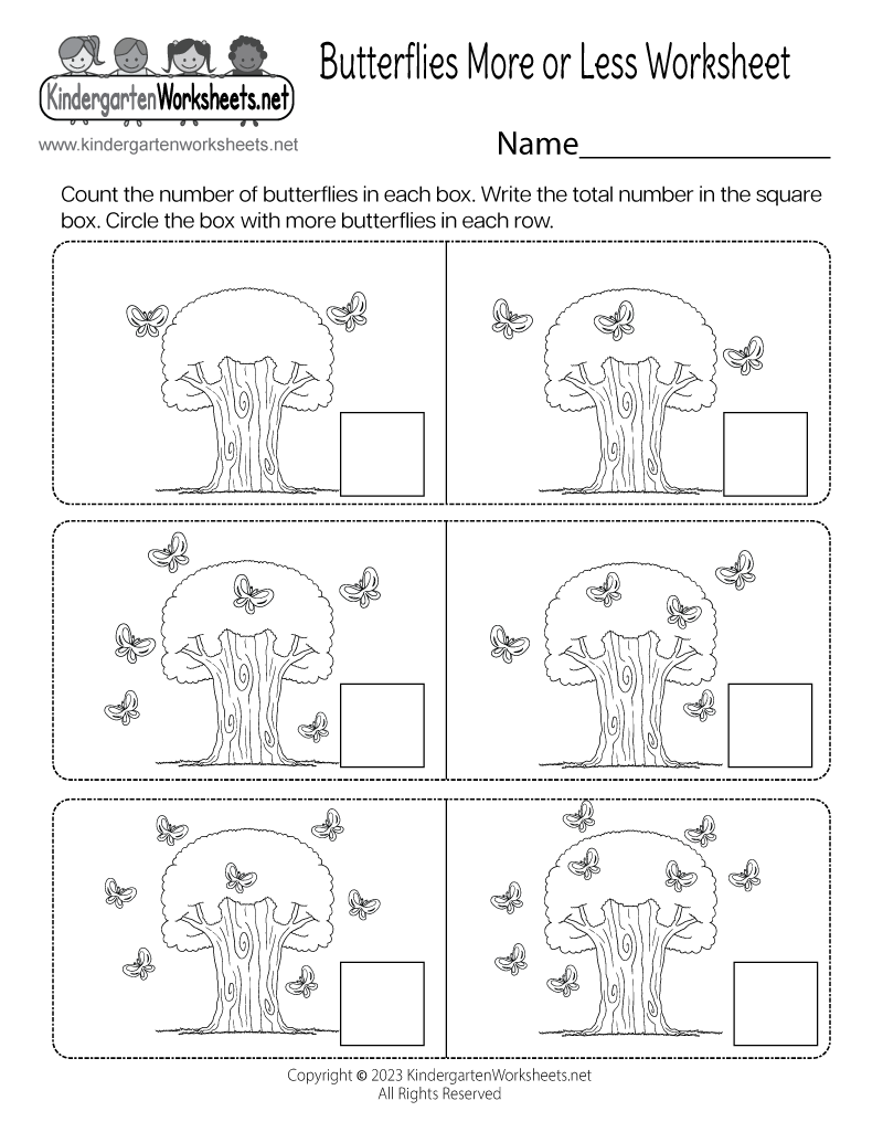 More Or Less Activity Worksheet Free Printable Digital PDF