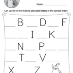 Complete The Alphabet Worksheet Free Printable Doozy Moo