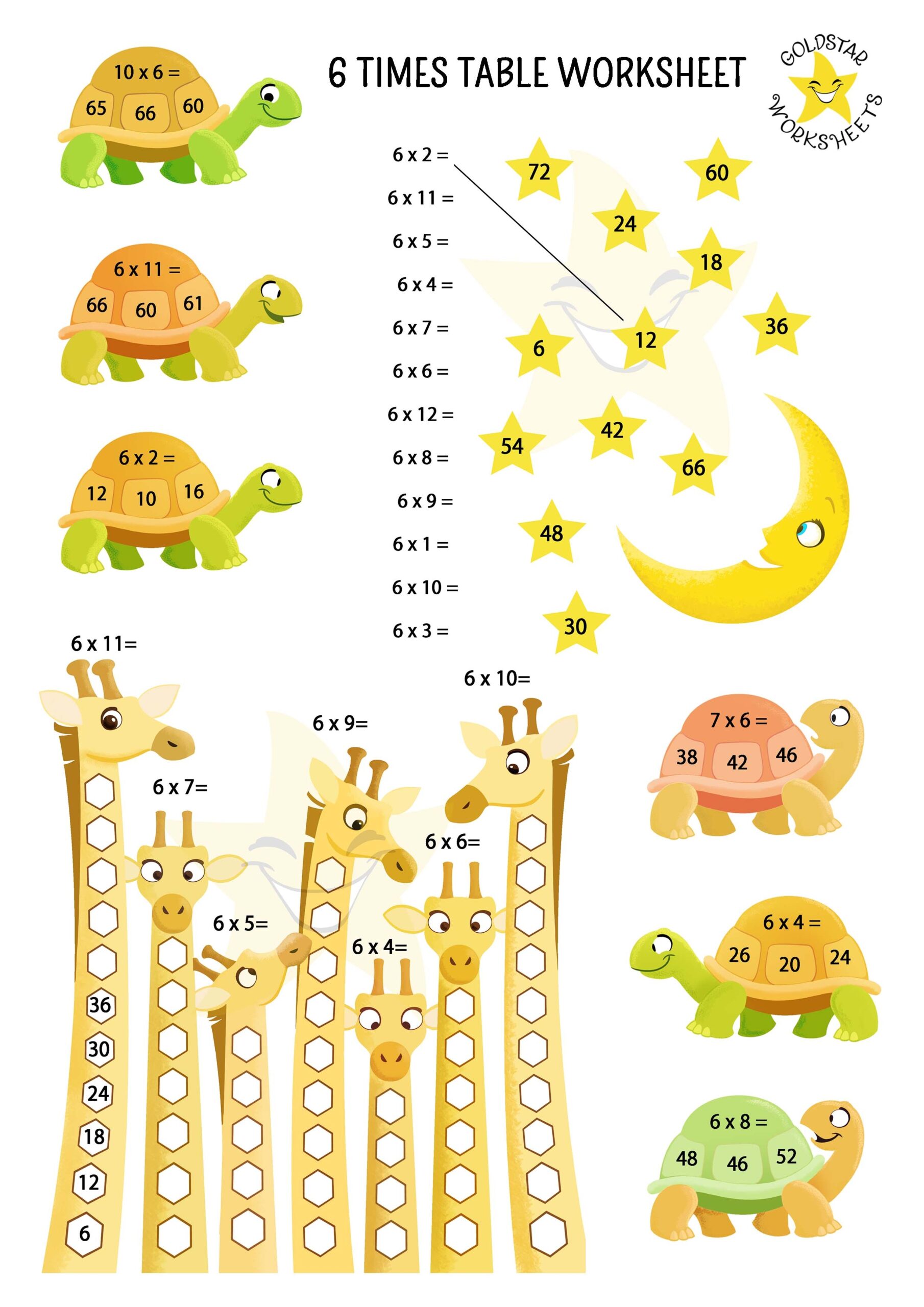 Conquer The 6 Times Table With These Fun And Free Worksheets