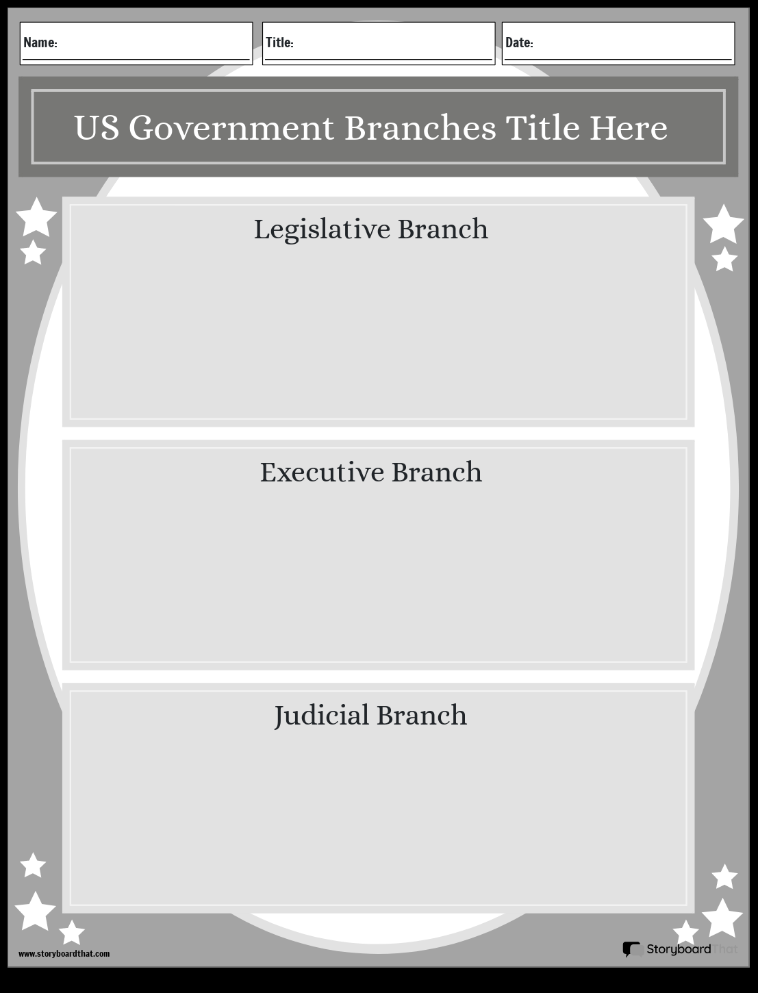 Create Government Worksheets Storyboard That Three Branches Of Government Worksheets For 1st Grade 2nd Grade 3rd Grade Government Worksheets For Homeschool United States Worksheets Etsy