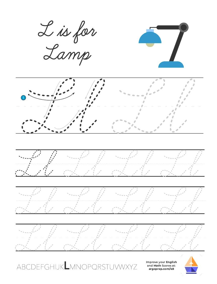 Cursive L ArgoPrep Cursive L ArgoPrep