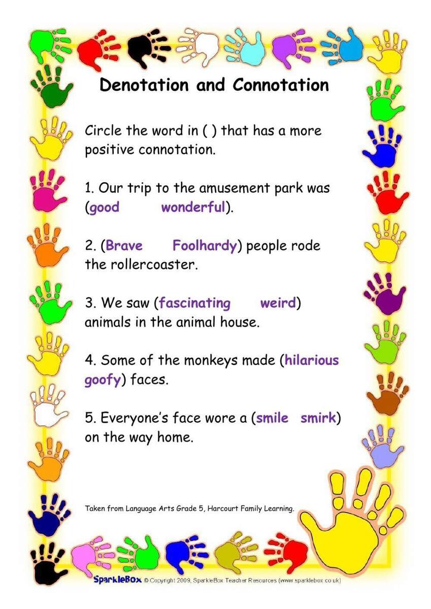 Denotation And Connotation Worksheet Worksheets Library Denotation And Connotation Worksheet Worksheets Library