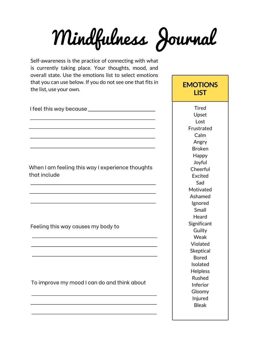 Depression Therapy Worksheets And Journal For Depression Mental Wellness Cognitive Behavior Anxiety Self Esteem And Self Confidence Etsy