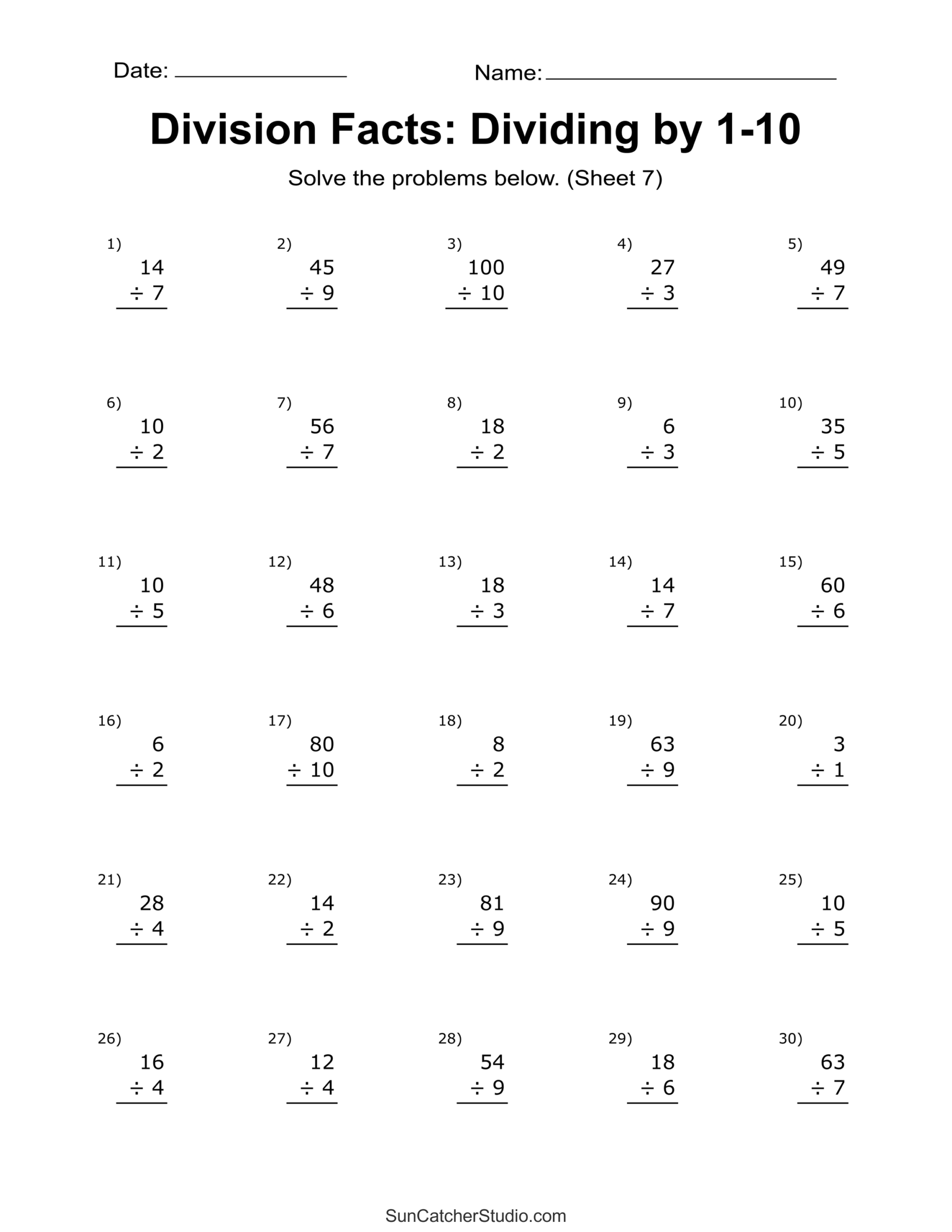 Division Worksheets Problems Free Printable Math Drills Free Printables Lettering SVG Files Tools Apps Integer Maze Multiply Divide 1 Mr R S World Of Math Worksheets Library