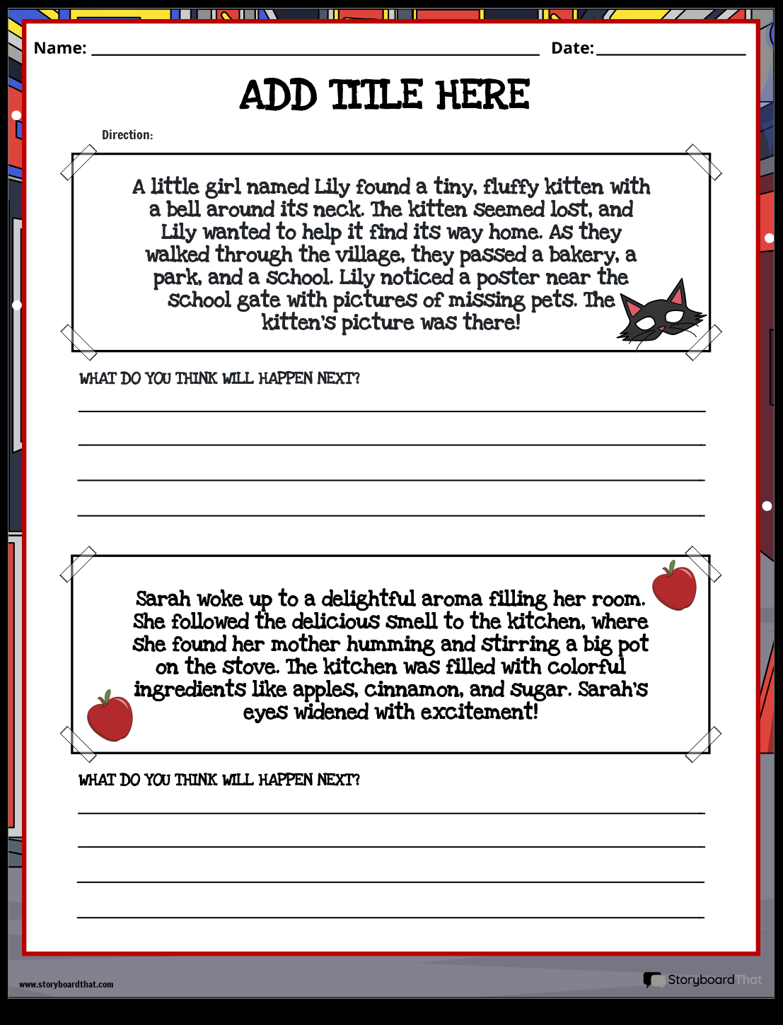 Drawing Conclusions Worksheets Storyboard That Englishlinx Writing Conclusions Worksheets