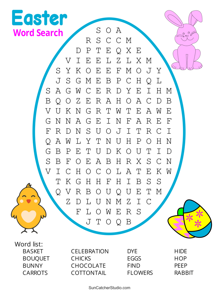 Easter Word Search WordMint