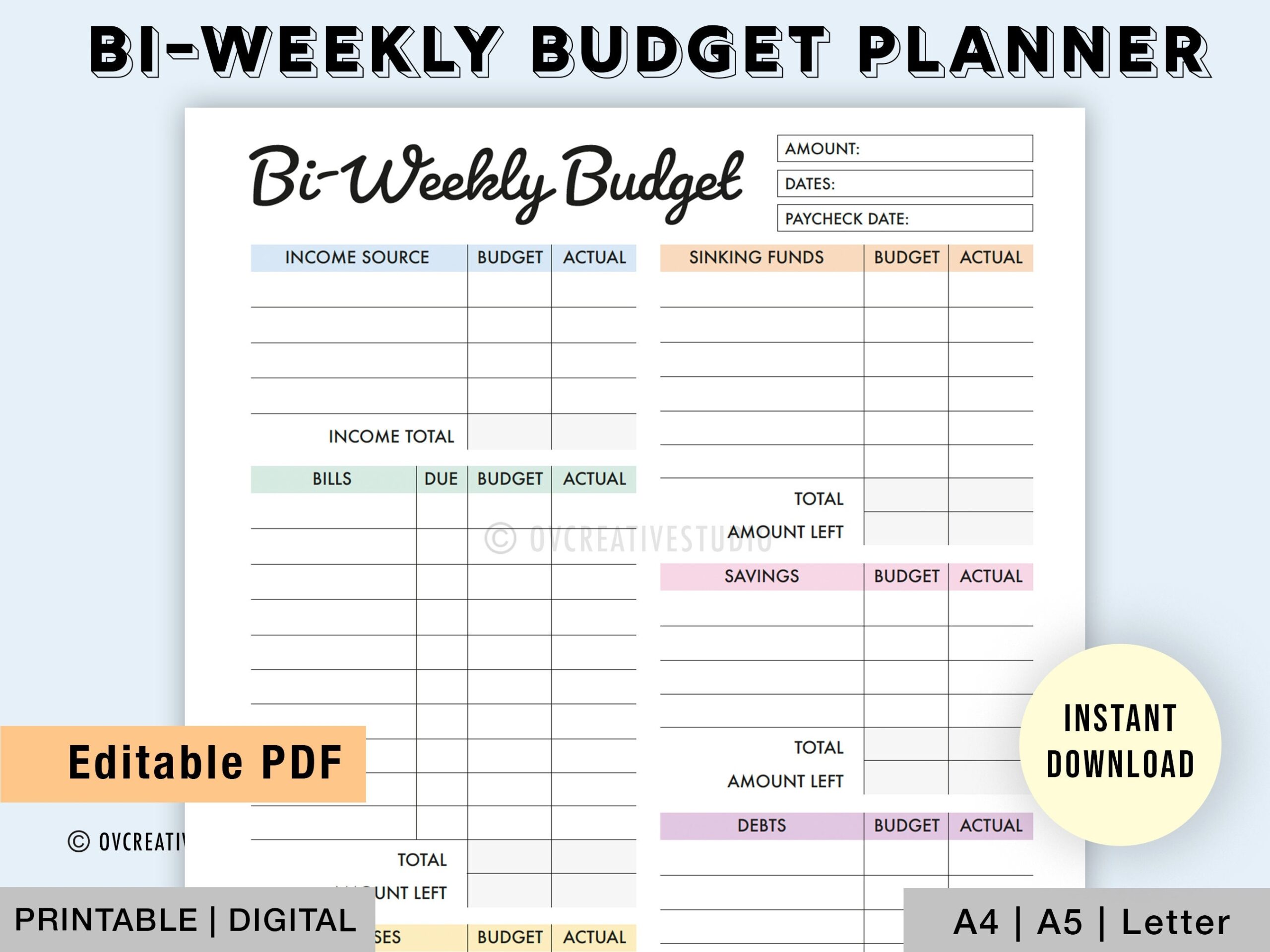 Editable Bi Weekly Budget Planner Printable Digital Personal Budget Bi Weekly Budget Template Budget By Bi Weekly A4 A5 Letter Etsy Editable Bi Weekly Budget Planner Printable Digital Personal Budget Bi Weekly Budget Template Budget By Bi Weekly A4 A5 Letter Etsy
