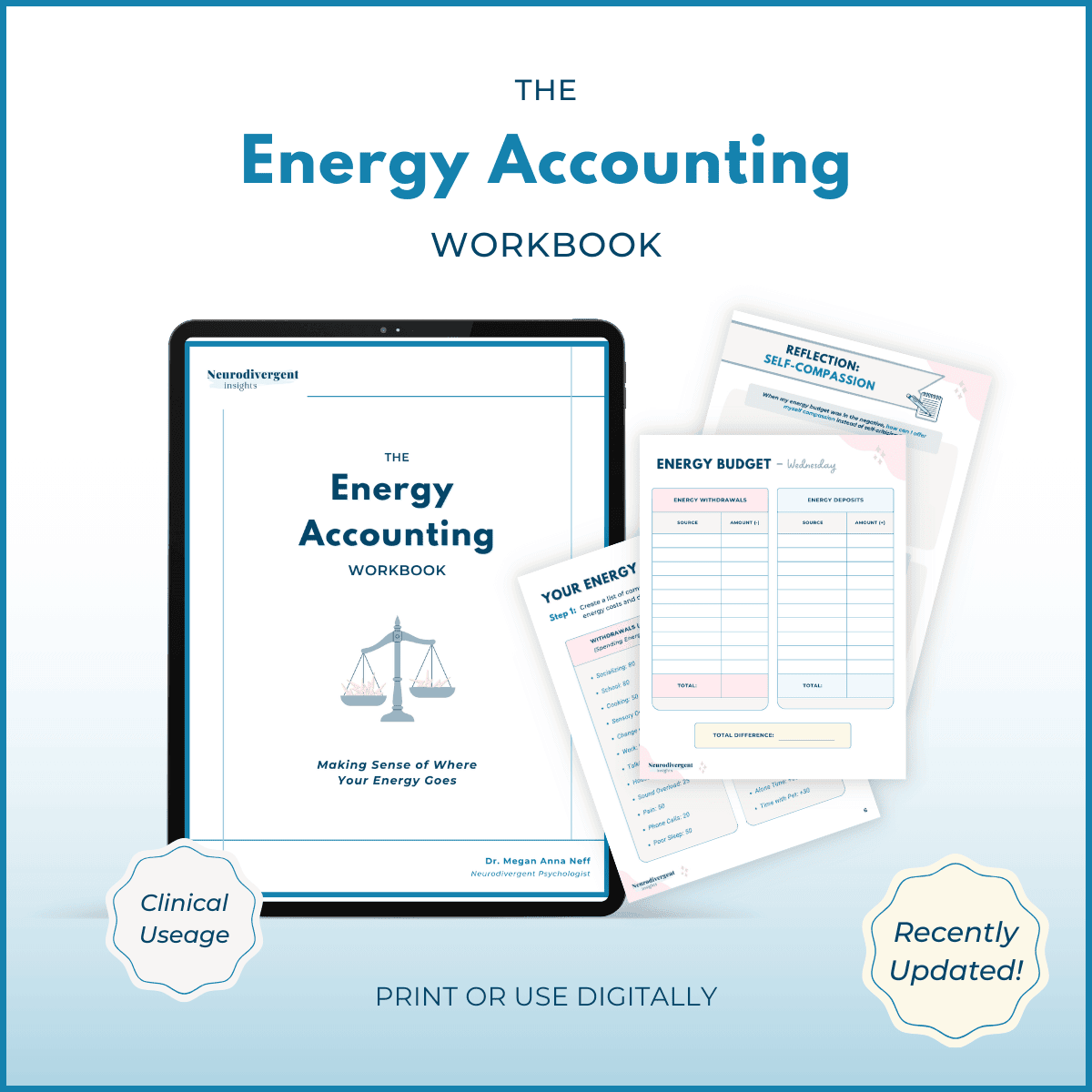 Energy Accounting Workbook Clinical Guide NDI Energy Accounting Workbook Clinical Guide NDI