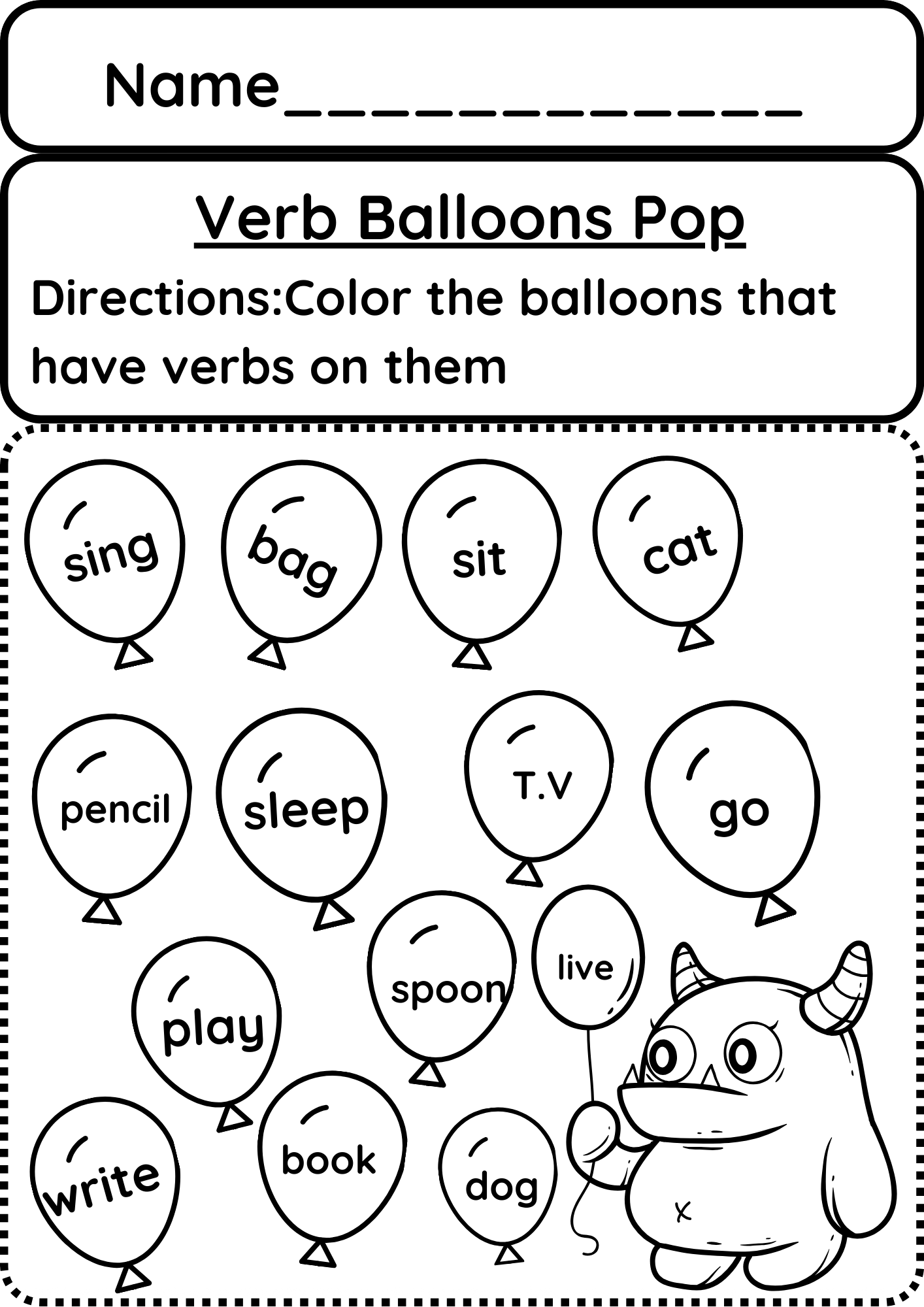 Explore Language Dynamism With Our Free Verb Worksheet Engaging Grammar Fun Explore Language Dynamism With Our Free Verb Worksheet Engaging Grammar Fun