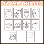 Fall Preschool Activities Bundle Printable No Prep Worksheets Made By Teachers