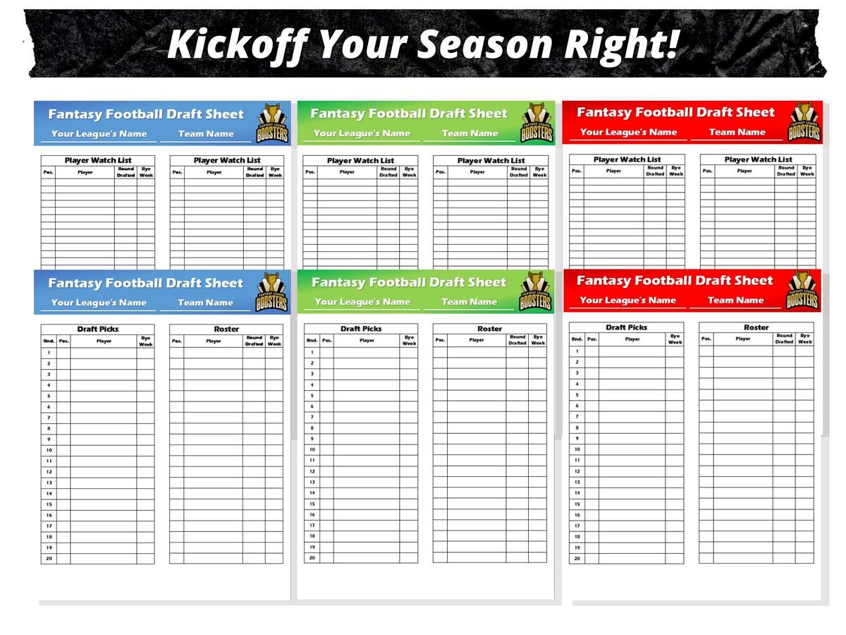 Fantasy Football Draft Sheets 2025 Season Microsoft Word Instant Download Etsy Fantasy Football Draft Sheets 2025 Season Microsoft Word Instant Download Etsy