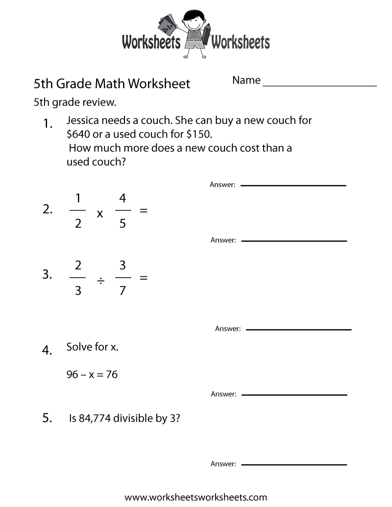 Fifth Grade Math Worksheets Free Printable Worsheets Library Worksheets Library Fifth Grade Math Worksheets Free Printable Worsheets Library Worksheets Library