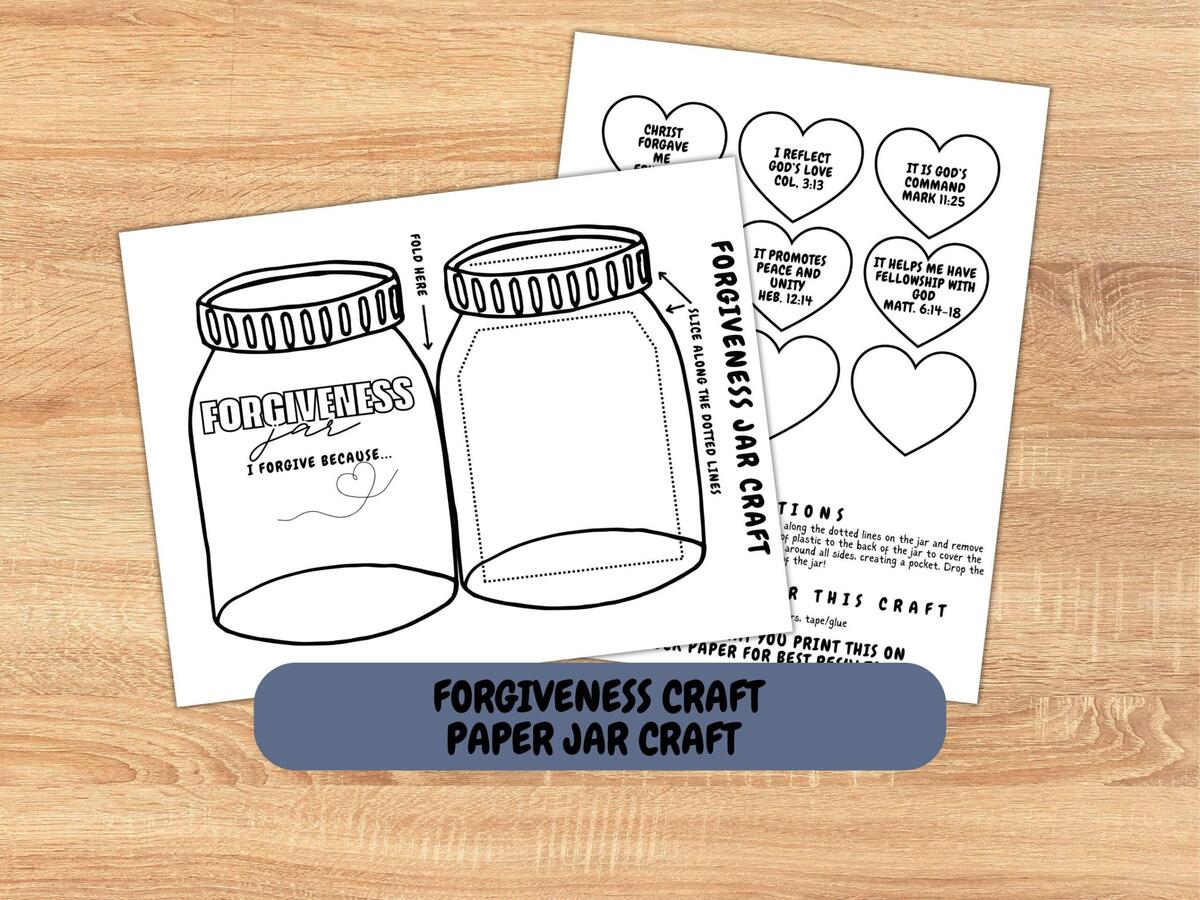 Forgiveness Activity Etsy Forgiveness Activity Etsy