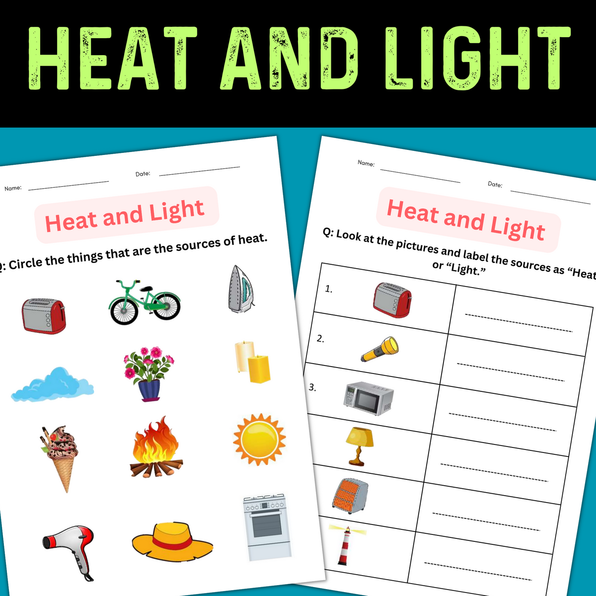 14 Energy Light Heat Sound Worksheets Free PDF At Worksheeto
