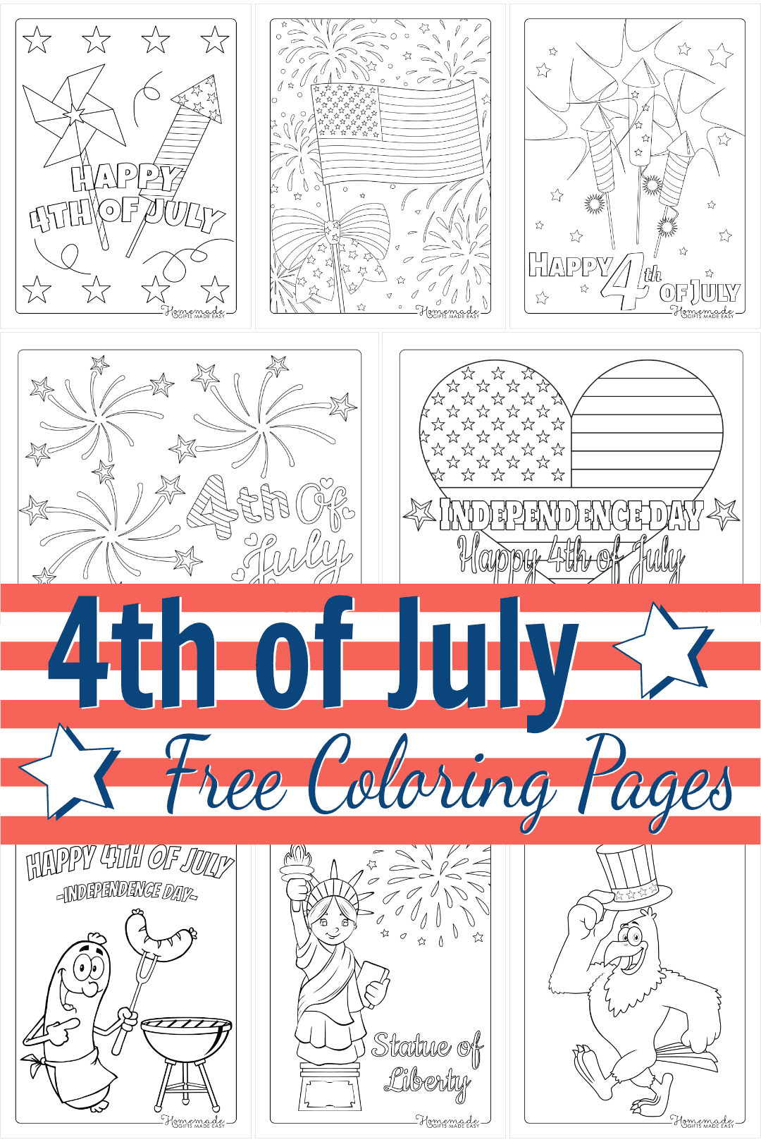 Fourth Of July Coloring Pages Free Independence Day Printables Fourth Of July Coloring Pages Free Independence Day Printables
