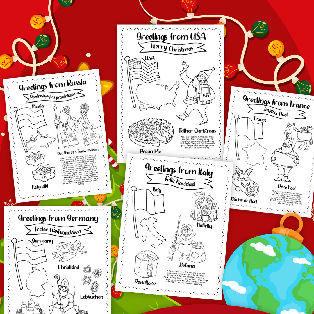 FREE Christmas Around The World Worksheets 20 Pages Leap Of Faith Crafting FREE Christmas Around The World Worksheets 20 Pages Leap Of Faith Crafting
