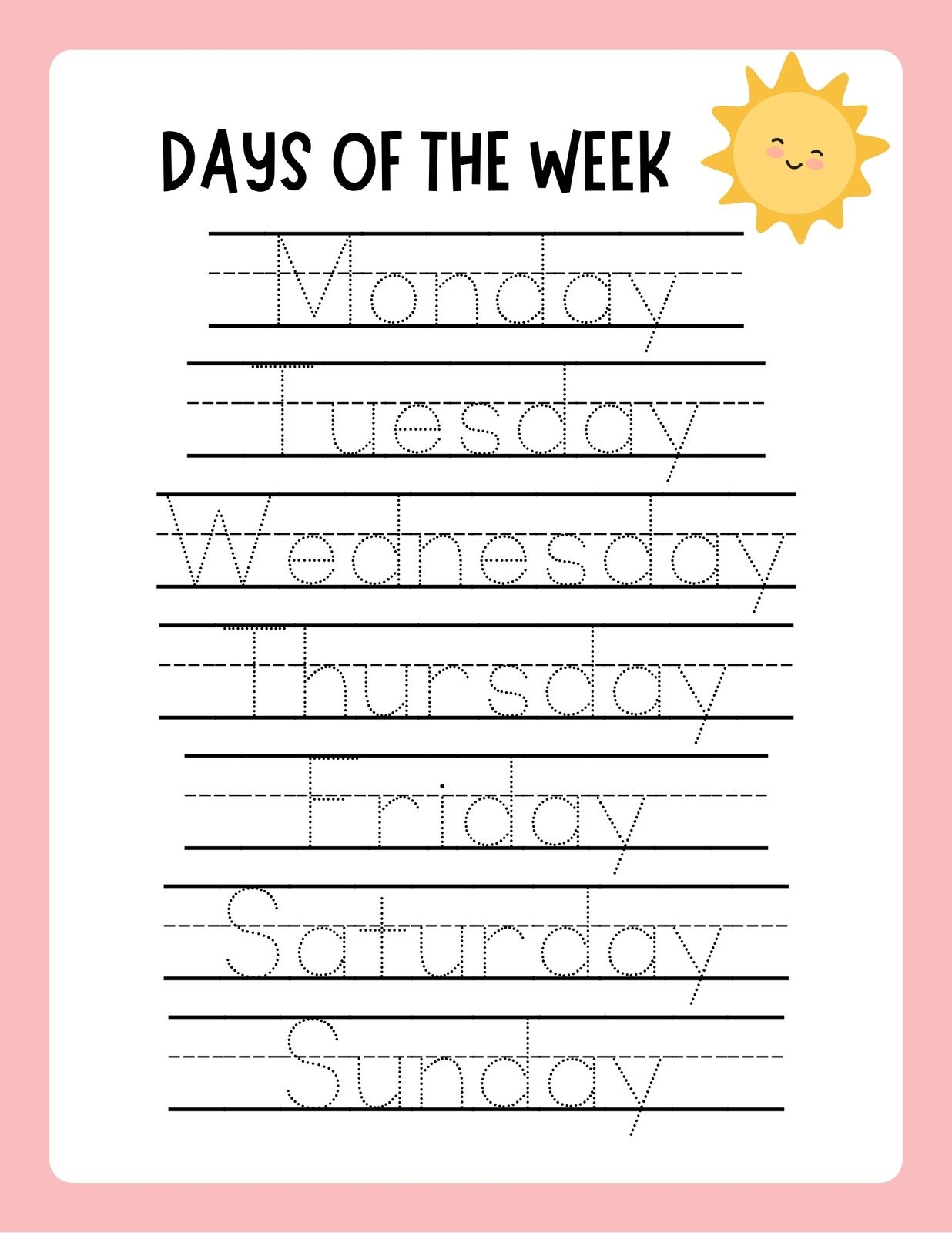 Free Printable Lowercase Alphabet Letters Tracing Worksheet
