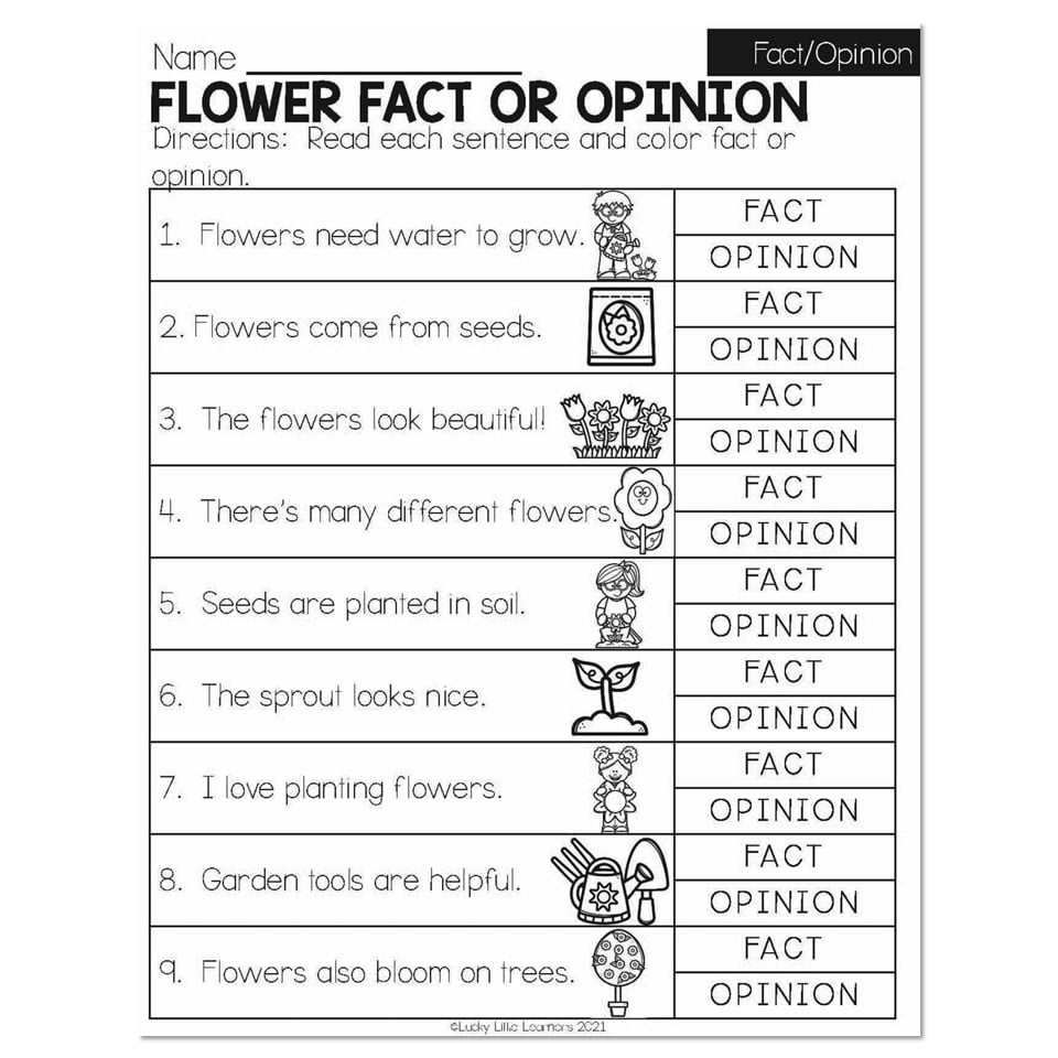 Free Fact Opinion Worksheet 2nd Grade Download Free Fact Opinion Worksheet 2nd Grade Png Images Free Worksheets On Clipart Library
