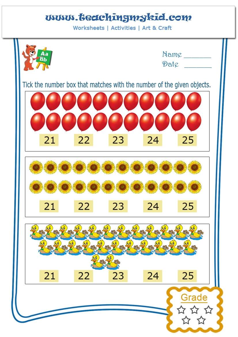 Free Preschool Printables Match With Number Worksheet 5 Worksheets Library Free Preschool Printables Match With Number Worksheet 5 Worksheets Library
