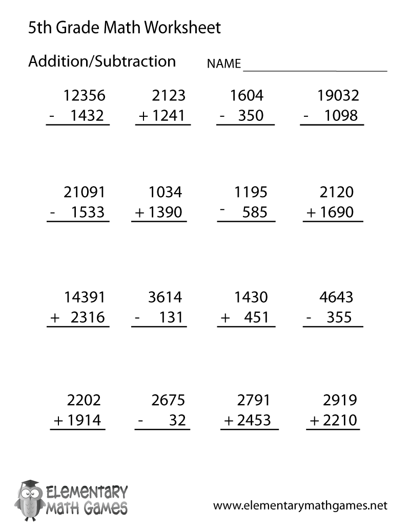 Free Printable Arithmetic Worksheet For Fifth Grade Free Printable 5th Grade Common Core Math Worksheets Appletastic Learning