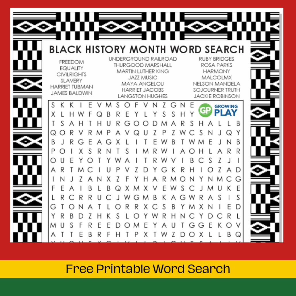 13 Free Black History Month Worksheets Elementary Free PDF At Worksheeto