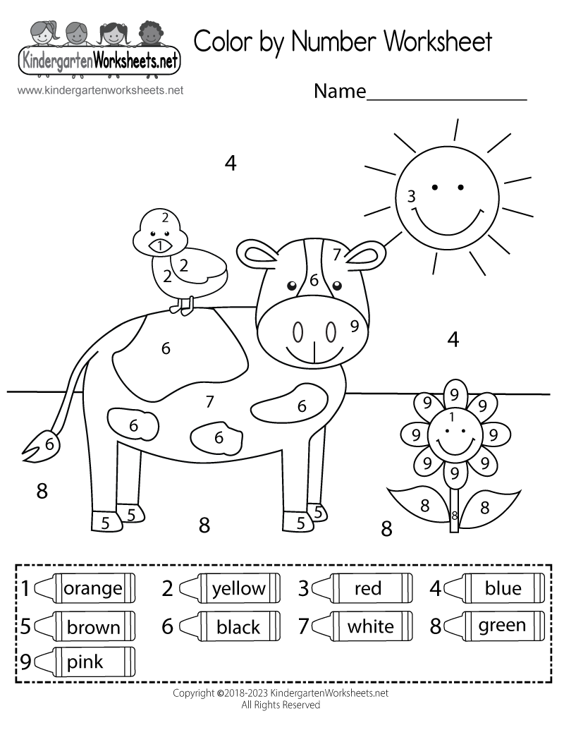 Free Printable Color By Number Worksheet Free Printable Color By Number Coloring Pages Best Coloring Pages For Kids