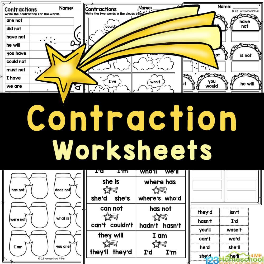 FREE Printable Contraction Practice Worksheets Worksheets Library FREE Printable Contraction Practice Worksheets Worksheets Library
