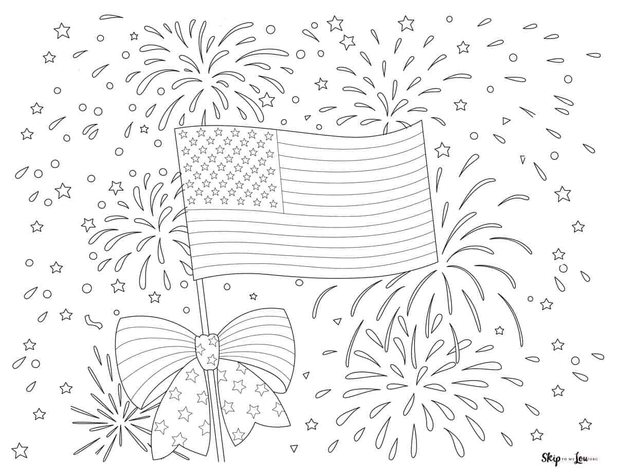 FREE Printable Fourth Of July Coloring Pages Skip To My Lou