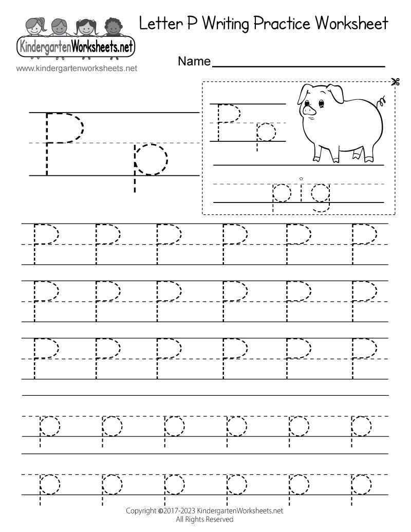 Free Printable Letter P Writing Practice Worksheet Tracing Alphabet Letters Printable Handwriting Worksheets Free Printables Lettering SVG Files Tools Apps