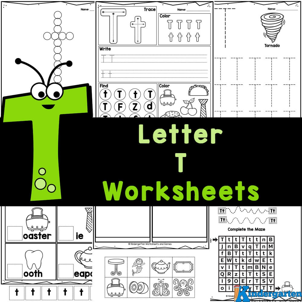 FREE Printable Letter T Worksheets For Kindergarten Letter T Worksheets Superstar Worksheets